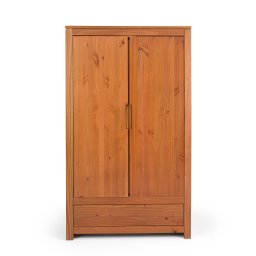 Guarda-Roupa Solteiro 2 Portas 1 Gaveta Madeira Maciça Madma  - 5