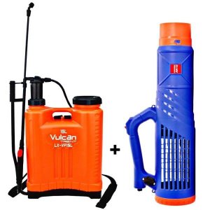 Pulverizador Manual Vulcan VP15L 15 litros Sem Bateria + Acessório Turbo Nebulizador Kawashima