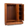 Guarda-Roupa Casal 3 Portas 2 Gavetas Madeira Maciça Madma Artemobili - 6