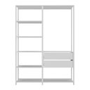 Ver imagem 4 de Armário de Cozinha Modulada Compacta 135cm 2 Peças com 2 Gavetas Multimóveis Mp2284 Branco