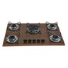 Cooktop Gás 5 Bocas Chama Tripla 127/220 Madeira - 1