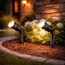 Ver imagem 4 de Kit 8 Luminárias Espeto para Jardim Preto Projetor Iluminação Bivolt Lâmpada E27 Summer Dital