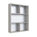 Ver imagem 7 de Nicho Organizador de Banheiro Crpro-ARM009 5 Prateleiras MDP 60cm Bege
