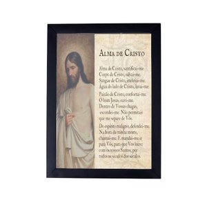 Lindo Quadro Poster Oração Jesus Cristo P8853