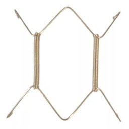 Combo 3 Suportes Tamanho 30 Ganchos Mola Pratos Parede Decorativos com Tubo de Proteção - 3
