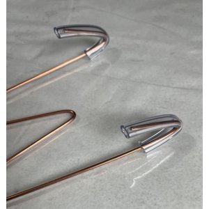 Combo 3 Suportes Tamanho 30 Ganchos Mola Pratos Parede Decorativos com Tubo de Proteção