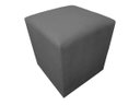 Ver imagem 1 de Puff Puff Banqueta Decorativo Lavínia Quadrado Suede Cinza Mz Decor