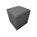 Ver imagem 1 de Puff Puff Banqueta Decorativo Lavínia Quadrado Suede Cinza Mz Decor
