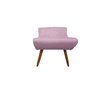 Puff Puff Decorativo Emilia Barca Retangular Suede Rosé Mz Decor - 3
