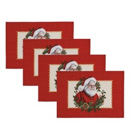 Kit 4 Jogos Americanos Papai Noel 33x45 Karsten - 1