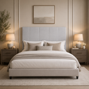 Ver imagem 1 de Cabeceira Donna para Cama Box Queen 160 cm Corino Branco - D’Rossi