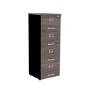 Ver imagem 1 de Armário de Arquivo Oficio PE25 Pandin 45,70 cm (largura) em MDP Cor Walnut e Preto 4 Gavetas