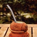 Ver imagem 2 de Bomba de Chimarrão Aço Inox Liso com Rosca 23 cm ILEX