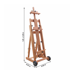 Cavalete Estudio e Campo com rodas - 2