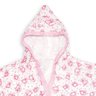 Roupão de Fralda Soft Premium Bebê com Capuz Coruja Rosa - 2