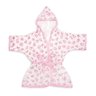Roupão de Fralda Soft Premium Bebê com Capuz Coruja Rosa - 1