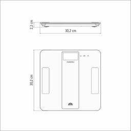 Balança Digital Smart Corporal ADATTO - 4
