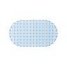 Tapete para Box Cristal Oval Antiderrapante - Azul - 1