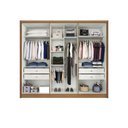 Ver imagem 1 de Guarda Roupa Casal 6PTS 4GAV Rizon Plus Novo Horizonte Cumaru