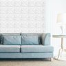 Kit 10 Painel Adesivo 3d Revestimento Parede Pétalas Branco - 6