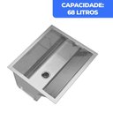 Ver imagem 5 de Tanque de Lavar Roupa 68L Inox de Embutir Lavanderia G01 - Mpozenato