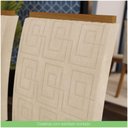 Ver imagem 3 de Conjunto 8 Cadeiras Estofadas Kesha Casa 812 Nature Linho