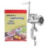 Moedor manual de carne profissional tamanho 10 maquina de moer em aluminio - 4