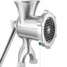 Moedor manual de carne profissional tamanho 10 maquina de moer em aluminio - 2