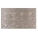 Ver imagem 1 de Tapete Atlanta Alto Relevo Antiderrapante 140x200cm Corttex - Geométrico 2 Marrom Claro