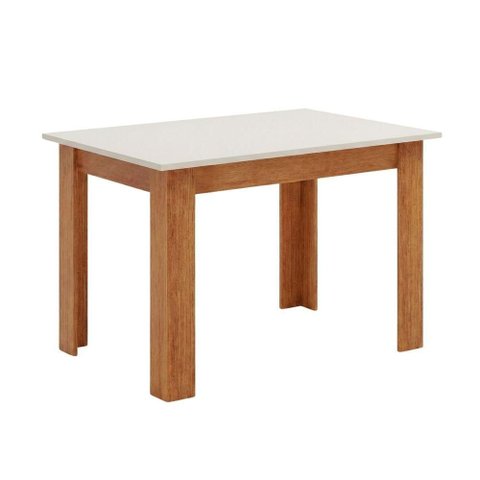 Mesa para Sala de Jantar 1,10m Place Viero Madeirado/off White