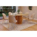 Ver imagem 1 de Mesa Sala Jantar Tokyo + 6 Cadeiras Lizy Freijo DJ Móveis