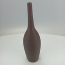 Ver imagem 4 de Vaso Decorativo Enfeite Planta Aparador Garrafa Cerâmica 42x12x12cm Marrom