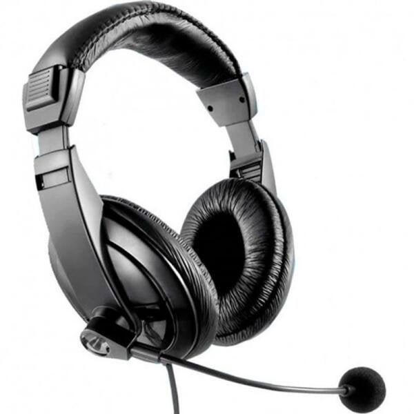 Headset Haste Flexível com Microfone Metal Preto Ph049 Multilaser - 2