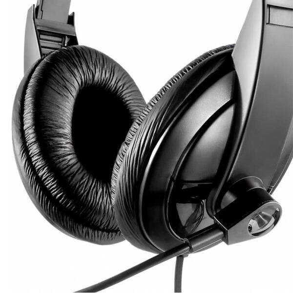 Headset Haste Flexível com Microfone Metal Preto Ph049 Multilaser - 3