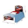 Cama Infantil Solteiro Adesivada Carros - 3