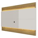 Ver imagem 5 de Painel para Tvs até 75 Polegadas New Lincoln 240cm Freijó com Off-white Gloss