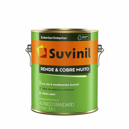Tinta Suvinil Rende Cobre Muito Fosco 3,6L Euforia 50517300 - 1