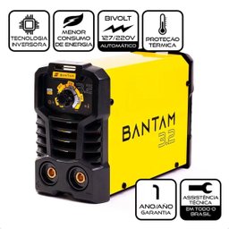 Máquina de Solda Inversora Esab Bantam 3.2 Bivolt 110v/220v - 2