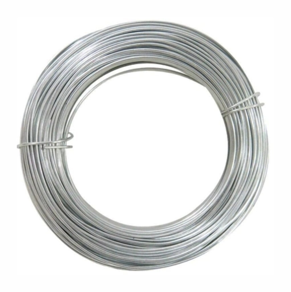 Arame Liso Galvanizado Bwg 18 (1,24mm X 105,36m) 1kg Morlan - 1
