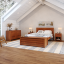 Ver imagem 1 de Cama de Casal em Madeira Macica Madma Marrom
