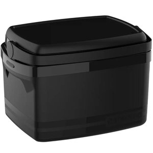 Caixa Térmica Soprano 12l Preta com Alça Retrátil Porta Copos Bebidas Geladas Camping Praia