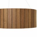 Ver imagem 4 de Luminária Decorativa Madeira Pendente Redondo Dunas 45cm