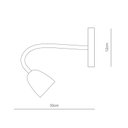 Ver imagem 3 de Arandela Abs Led 4w 3000k Luz Amarela Yamamura