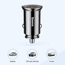 Ver imagem 4 de Carregador Veicular Baseus Turbo USB USB-C Type-C 2 Entradas PPS 30W 5A Max. PD3.0 / QC4.0+ / SCP /
