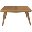 Ver imagem 1 de Mesa de Jantar Extensivel 113 ou 164 Cm Madeira Pinhao Nacc Pinhao