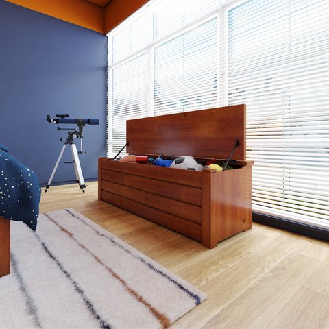 Baú de Madeira Maciça Madma 