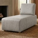 Ver imagem 2 de Sofá Chaise Modular Block 74x153 Pes Madeira Linho Tcs 701 Moll