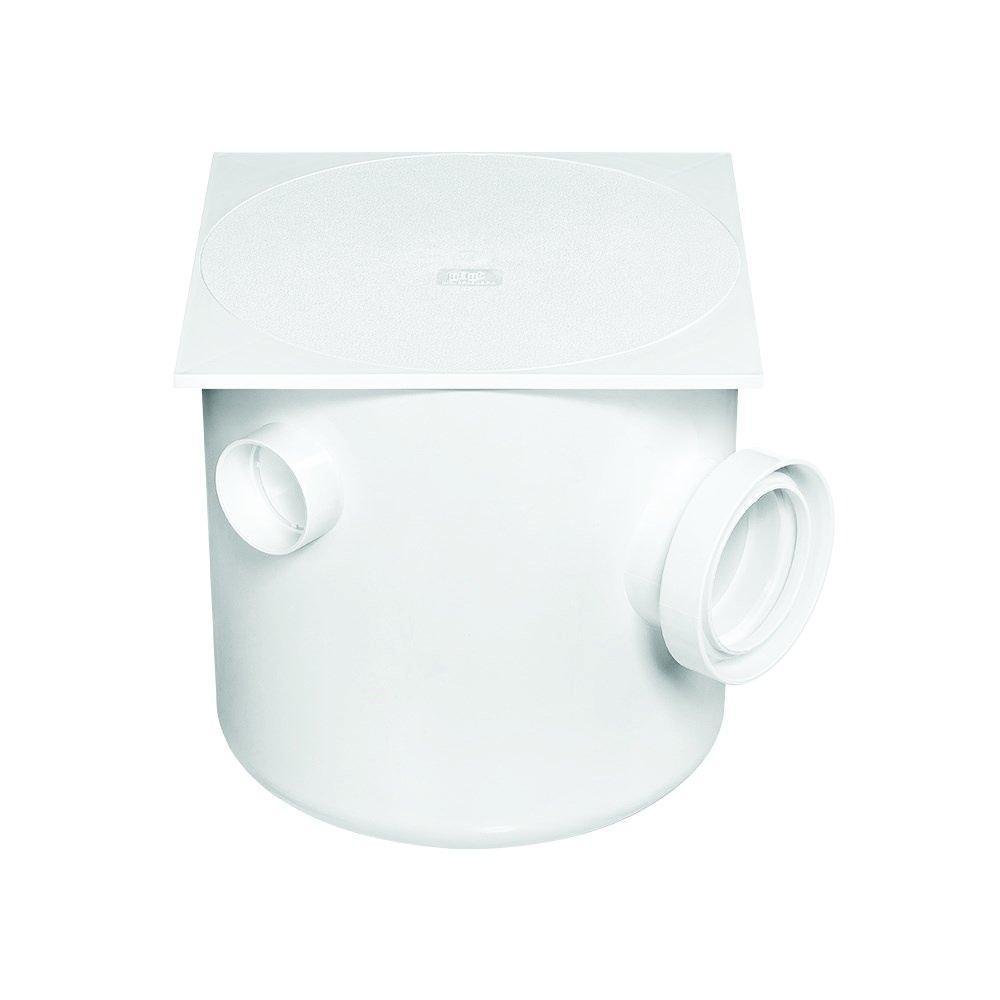 Caixa Sifonada Quadrada 250x250x75 100mm Herc 2309 - 4