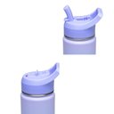 Ver imagem 2 de Garrafa Térmica Tramontina 650ml Lilás com Canudo Squeeze Aço Parede Dupla Gelado