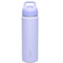 Ver imagem 6 de Garrafa Térmica Tramontina 650ml Lilás com Canudo Squeeze Aço Parede Dupla Gelado